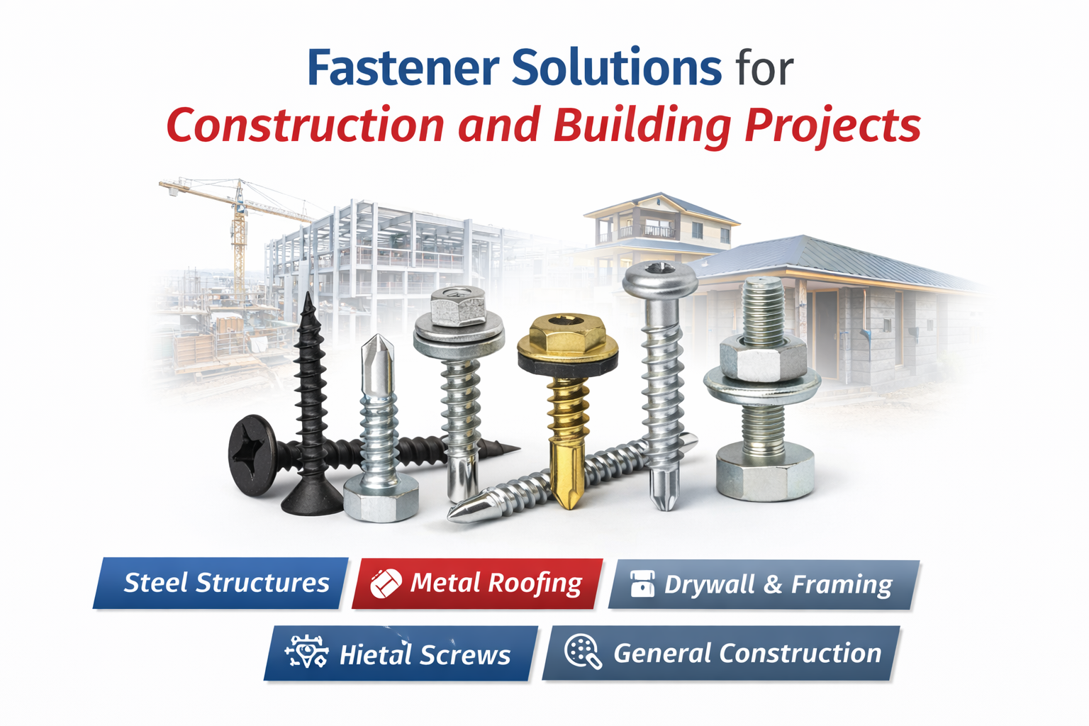 Fastener Solutions for Construction and Building Projects