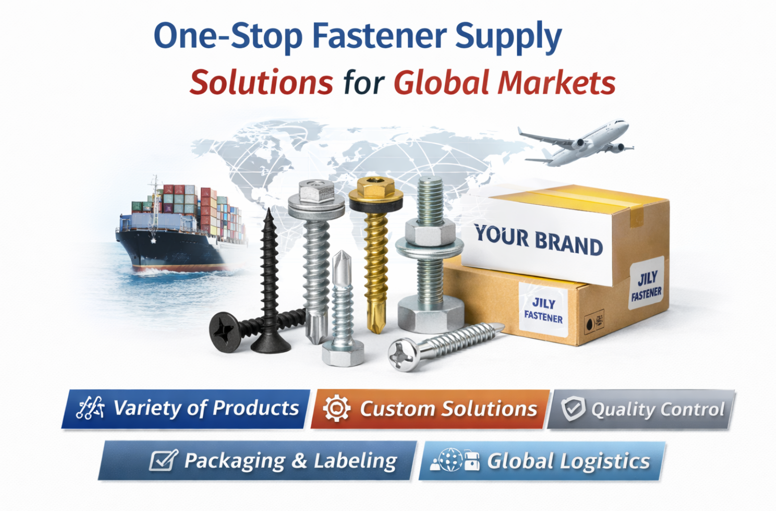 One-Stop Fastener Supply Solutions for Global Markets