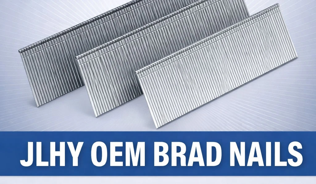JLHY OEM Brad Nails - Glue collation formulation options for specific tool performance