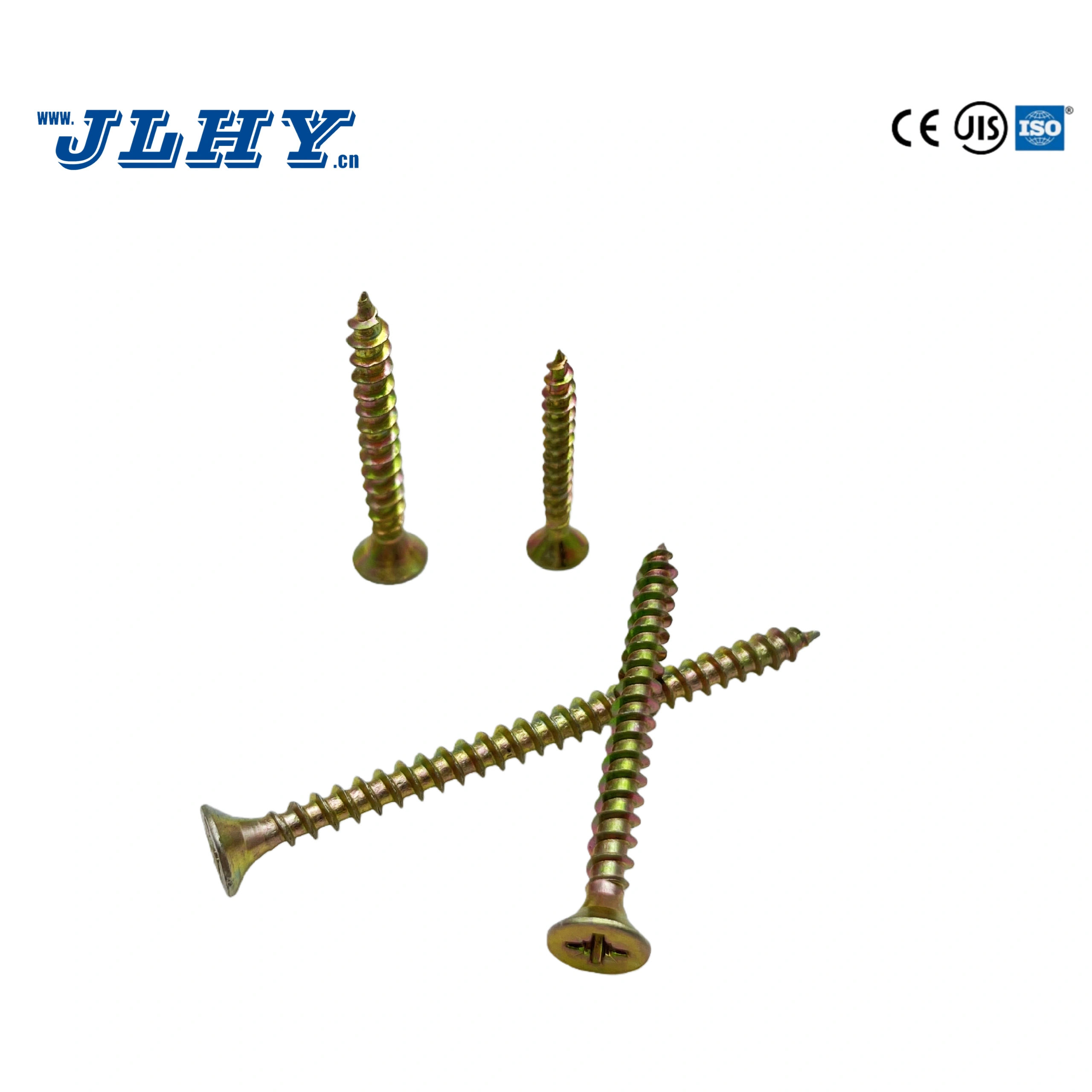 Phillips Bugle Head Coarse Thread Zinc-Yellow Drywall Screw